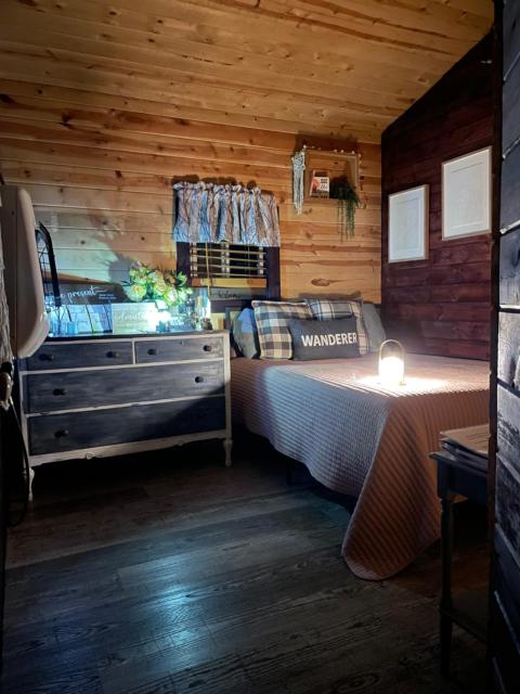 Angies Country Cabins Off Grid Cabins with shared hot tub access Open year round Shared Bathroom access which is not in cabin and hot breakfast add on for extra fee available on weekends only