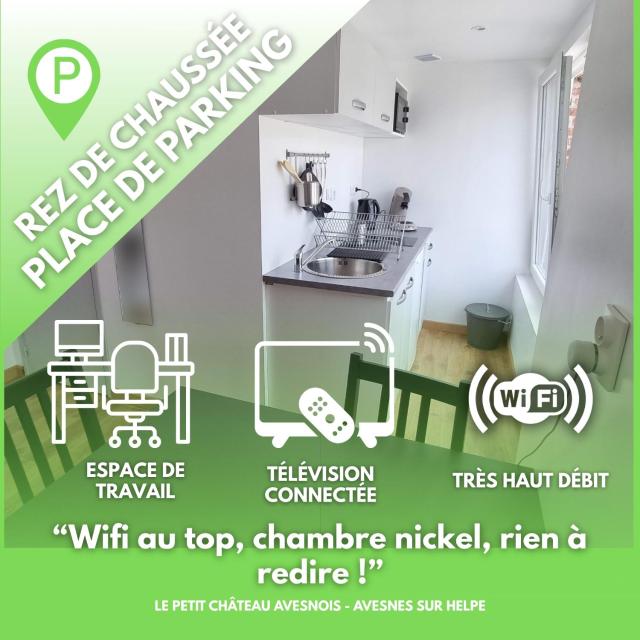 Le petit Château Avesnois - Studio en rez-de-chaussée