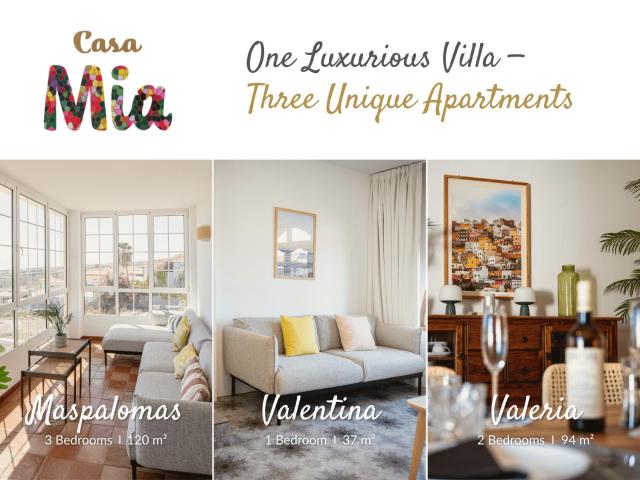 Private Villa with three separate apartments