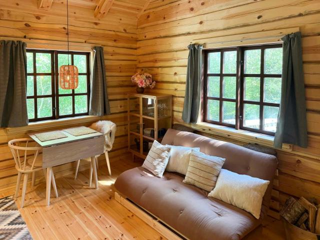 Authentic Log Cabin In Forest Near Ejstrupholm