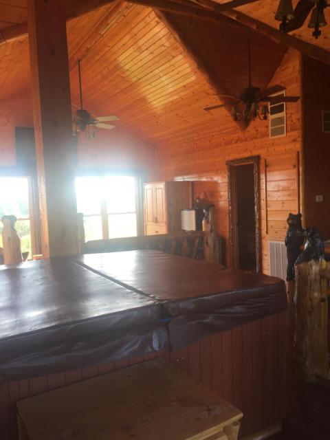 LOG HOME CANINE RETREAT with DOG ART COLLECTION