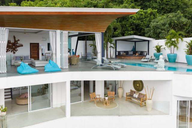 Villa SAYAM, vue mer panoramique & piscine infinity privée à Bophut