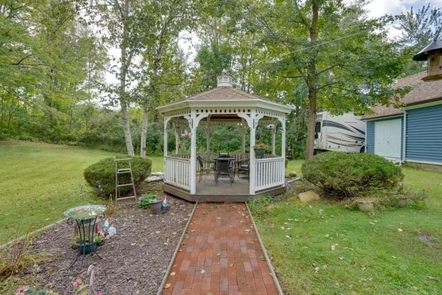 Cozy Pittsfield Gem with Deck, Gazebo and Fireplace