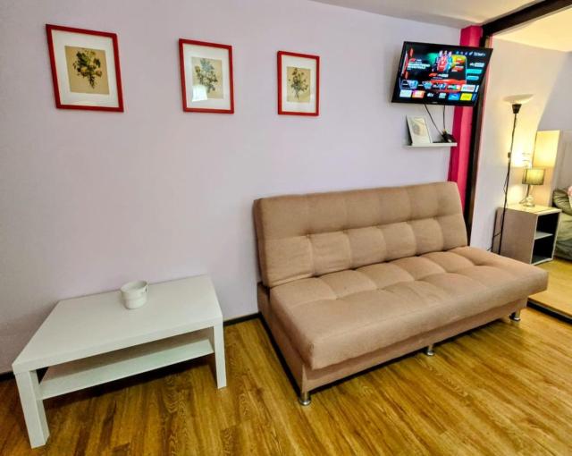 Suite Rosa familiar para hasta 6 huéspedes Amplia, céntrica, con cocineta y baño privado