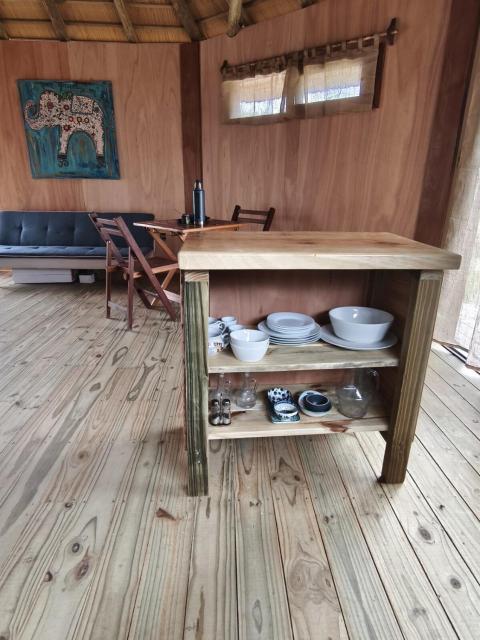 Shanti Cabin, Octagon studio apartment, 200 meters from the sea