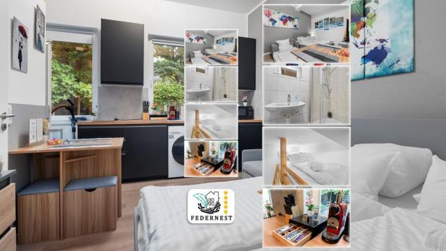 Komfortables Studio in Köln-Ehrenfeld, Küche, Vollausstattung, Netflix, 1 Min zur U-Bahn, 10 Min zum Neumarkt