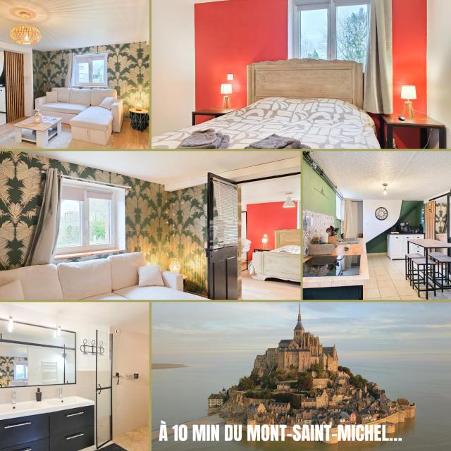 Aux Berges Du Mont - Parking, 10 min Mont-Saint-Michel & Jardin