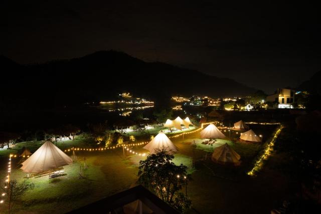 Lagom Village-Glamping Site- Đồng Đò lake view