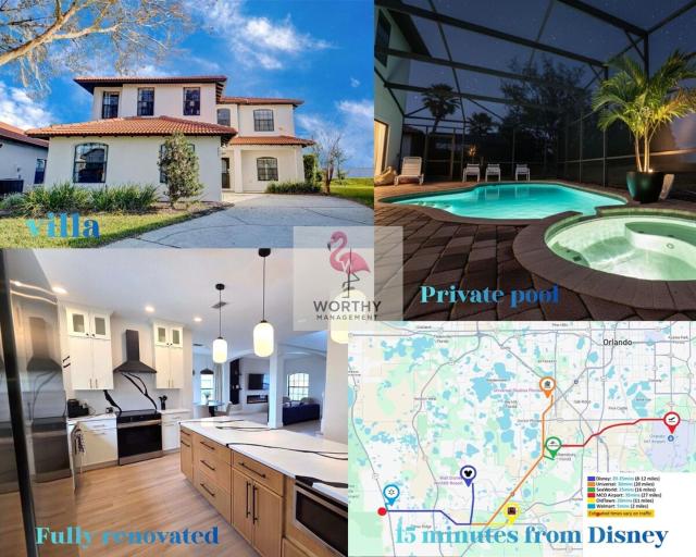 QUIET Mediterranean VILLA - Close to Disney and Trails