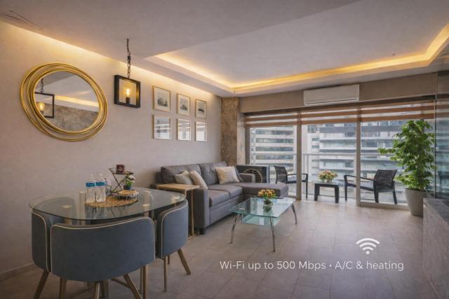 COZY 2BR 2-floor Wi-Fi 500Mbps Air-Conditioning Pool Gym CONDESA