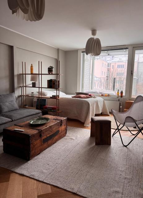 Stylish penthouse studio, with cozy balcony