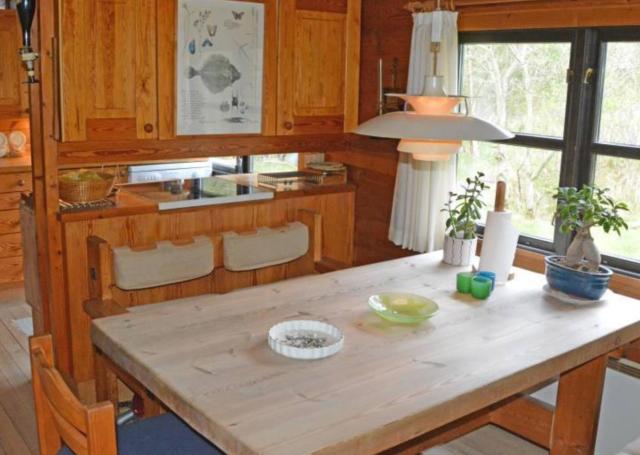 Authentic Scandinavian Log Cabin with Private Sauna near Skagen