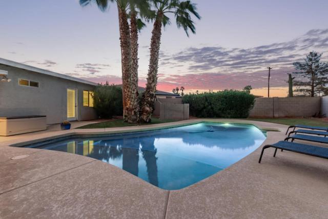 Modern 3BR Retreat with Pool Yard & Prime Location