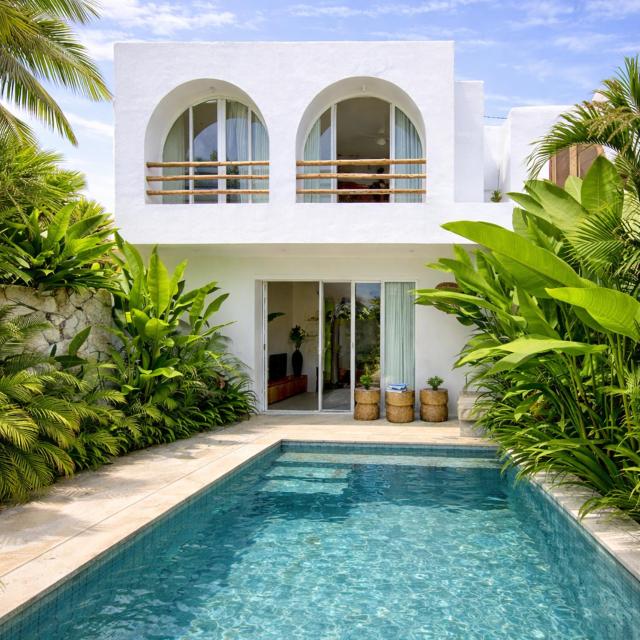 Villa Las Casas 8, 1 bedr private pool Bingin, brand new, central location beach and centre