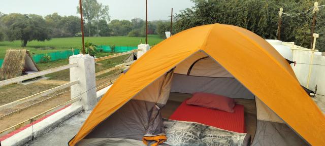 Camping at Khajuraho Permaculture Farm