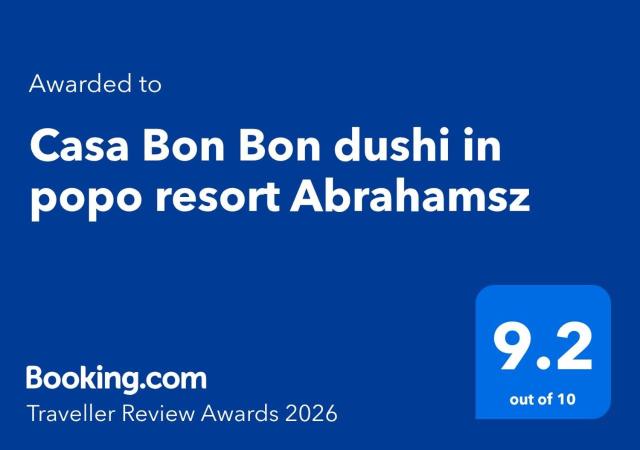 Casa Bon Bon dushi in popo resort Abrahamsz