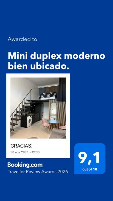 Mini duplex moderno bien ubicado.