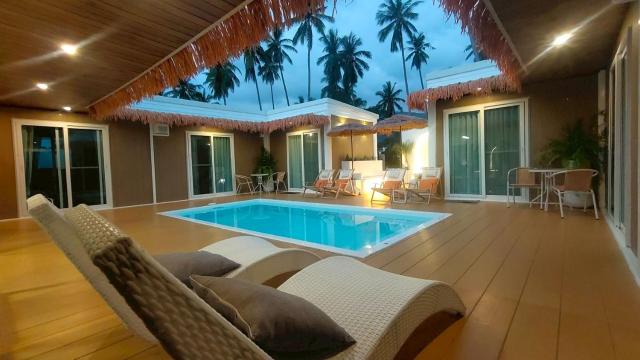 Palm Canopy Pool Villa700m to Lamai Beach