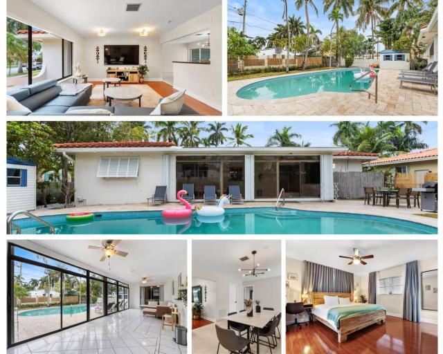 Coastal Retreat w Pool near Hollywood Beach - 20 min to FIFA!