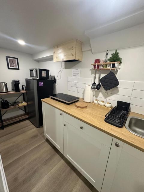 Cozy Basement Studio with Private Bathroom and Kitchen