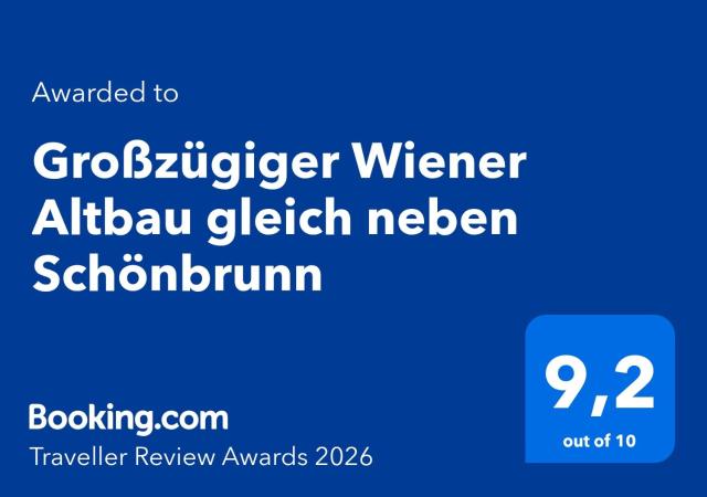 Großzügiger Wiener Altbau gleich neben Schönbrunn