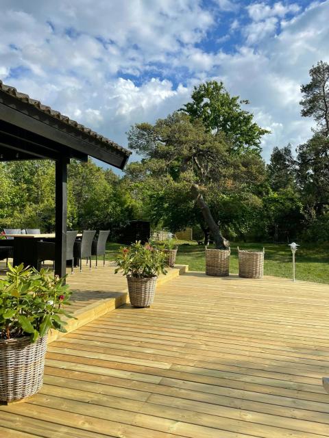 Authentic Log Cabin On Large Enclosed Natural Plot