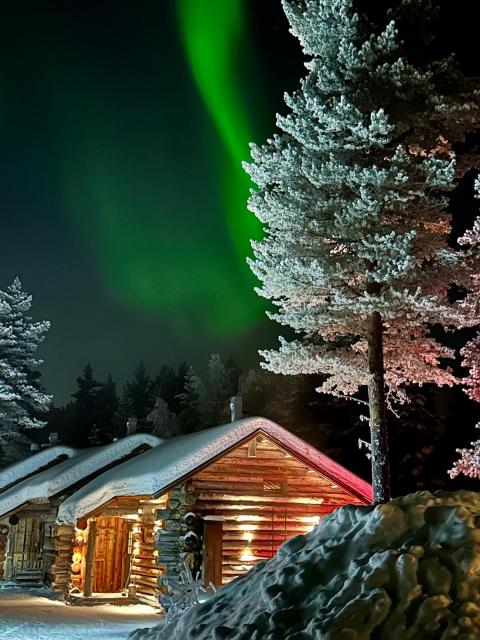 Isorakka Log Cabin - Sauna - Skibus nearby