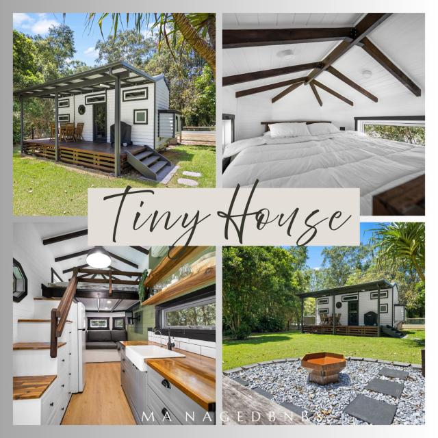 Rural Oasis - Tiny Home 2BR Cabin & Outdoor Firepit Experience
