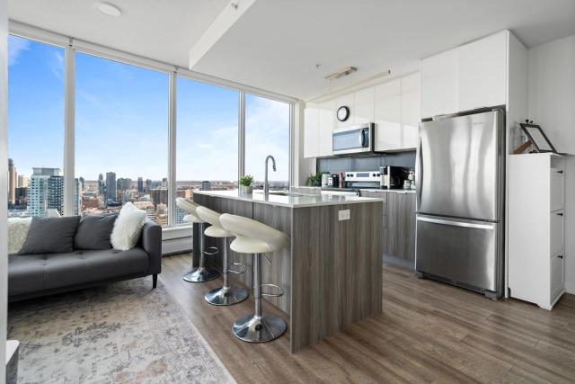 Luxury Skyline Condo, Views, Fast WiFi Downtown