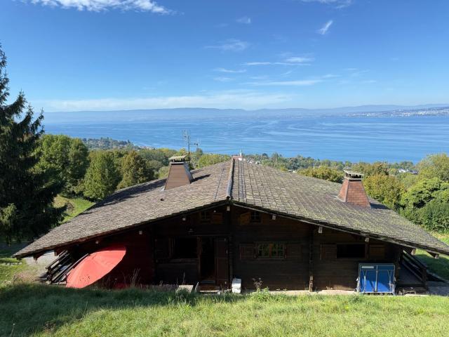 Large chalet overlooking Lake Geneva