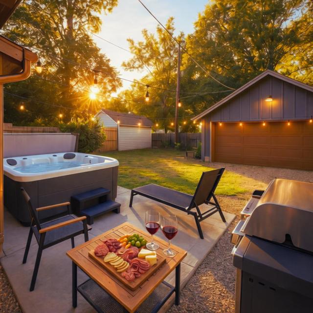 Broad Ripple Indy Hot Tub Stay - Walkable & Pet Friendly