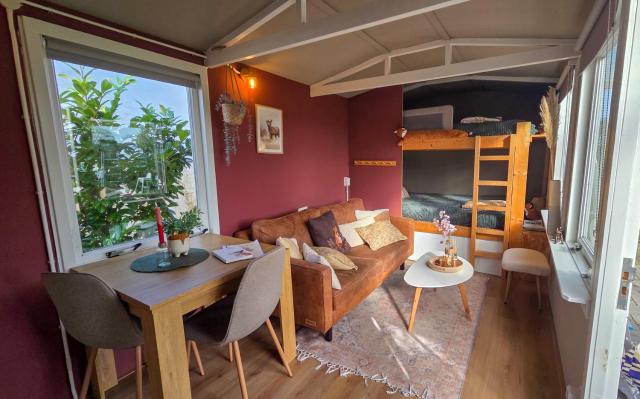 Tinyhouse op de Veluwe, het buitenleven