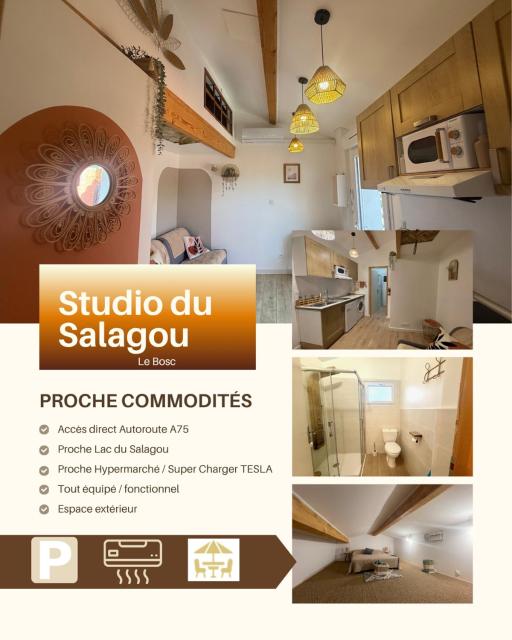 Studio indépendant près Salagou