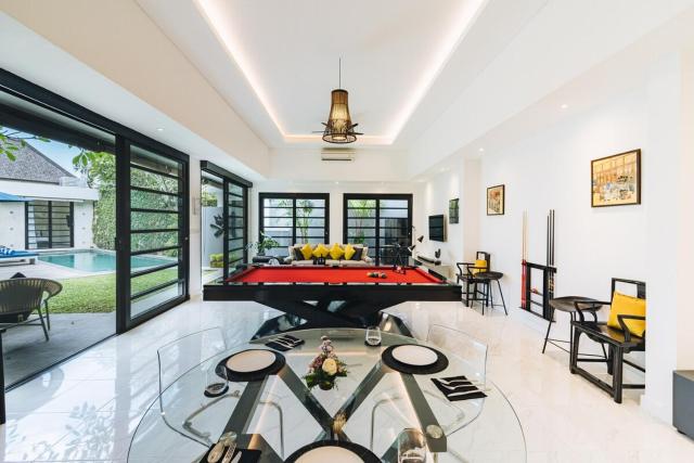 Luxury 1BR Pool Villa Bali-Pool Table-Garden