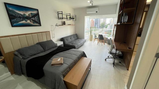 D1111 Loft 40m² Brooklin|2min Metrô|Lava&Seca