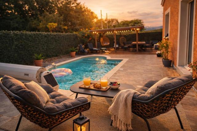 Loge au PtitBonheur - Piscine près de Montélimar