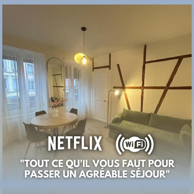 Appart neuf & cosy - Centre - 7 pers - Strasbnb