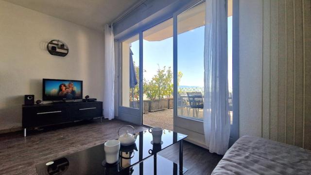 Studio Azur Léman - Terrasse et vue lac