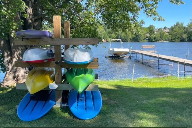 Lake Access Home on Cross Lake: Walk to Dtwn!