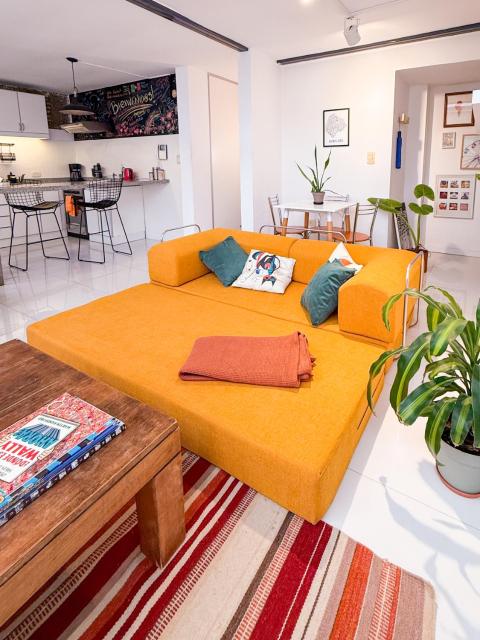 Amplio duplex urbano tipo Loft modular para armar de 1 a 4 personas en Recoleta