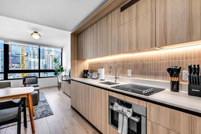 Brand New Downtown Condo on the 17th Floor w Free Parking