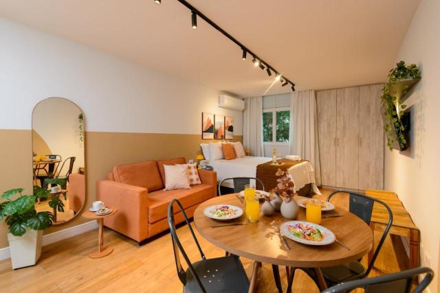 Loft recém reformado com piscina e lazer na Lapa
