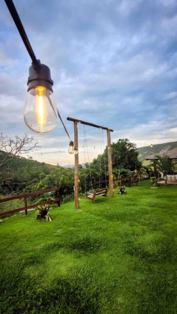 Rancho isolado nas montanhas