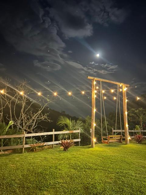 Rancho isolado nas montanhas