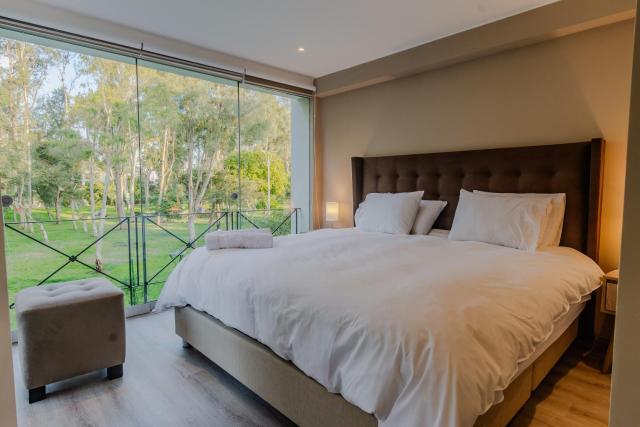 Modern two-bedroom apt with park views San Isidro