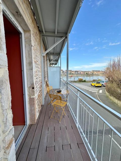 Le Marbella - T2 - Balcon, vue Saône, clim & Terracotta