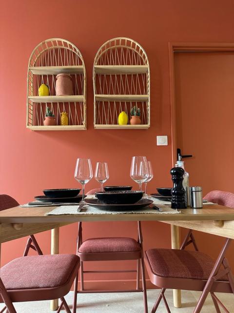 Le Marbella - T2 - Balcon, vue Saône, clim & Terracotta
