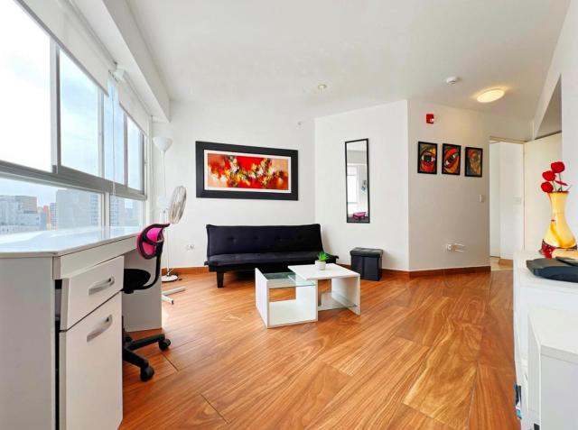 Apartamento moderno con vistas, WiFi gratis y cocina equipada