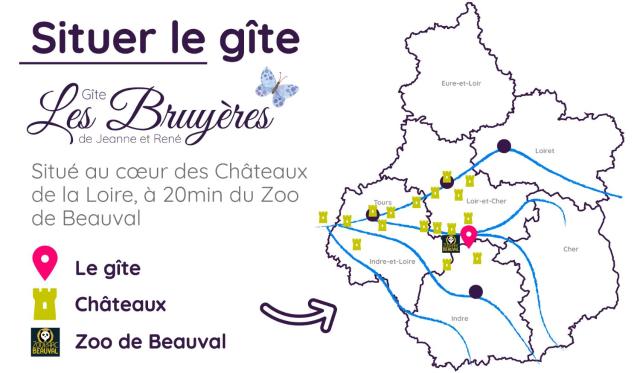 Les Bruyères de Jeanne et René Zoo de Beauval à 20min,Châteaux TOUT INCLUS