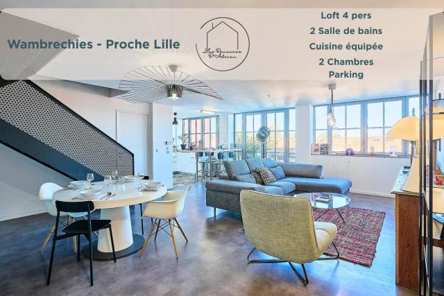 Le Loft Eiffel - Loft industriel, proche Lille